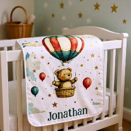 Teddybeer-hete-luchtballon-droom Inbakerdoek