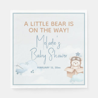 Teddybeer-hete-luchtballon Servet