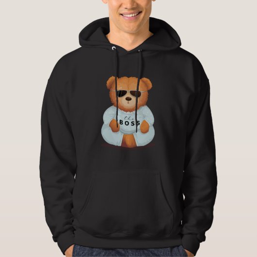 teddybeer hoodie (Voorkant)