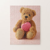 teddybeer I luv u puzzel Legpuzzel (Verticaal)