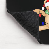 Teddybeer Ik hou van Kerstmis Tshirts en geschenke Muismat (Hoek)