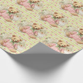  teddybeer illustratie cadeaupapier (Hoek)