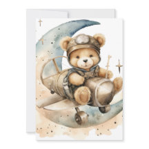 Teddybeer in de aankondiging van de geboorte van h