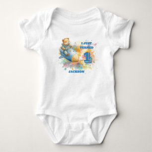Teddybeer in een raket - T-shirt voor de verjaarda
