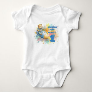 Teddybeer in een raket - T-shirt voor de verjaarda