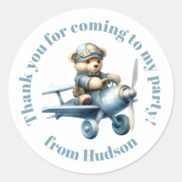 Teddybeer in een Sticker