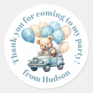 Teddybeer in een Sticker