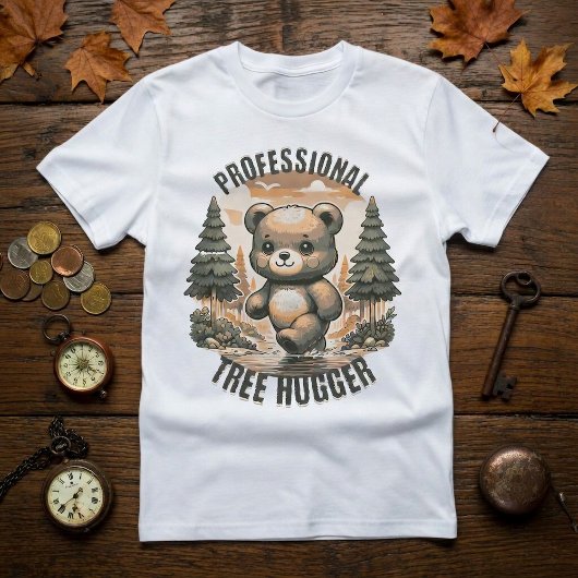 Teddybeer in het bos T-shirt