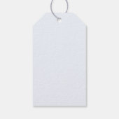 Teddybeer in het Sky Baby shower Cadeaulabel (Achterkant)