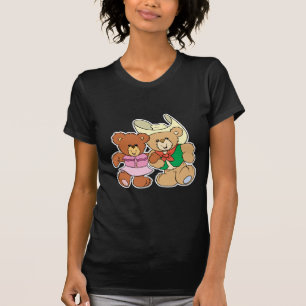 teddybeer is een mooi vierkant dansende teddyse t-shirt