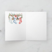 Teddybeer kerstboom Mijn 1e kerst Kaart (Binnen)