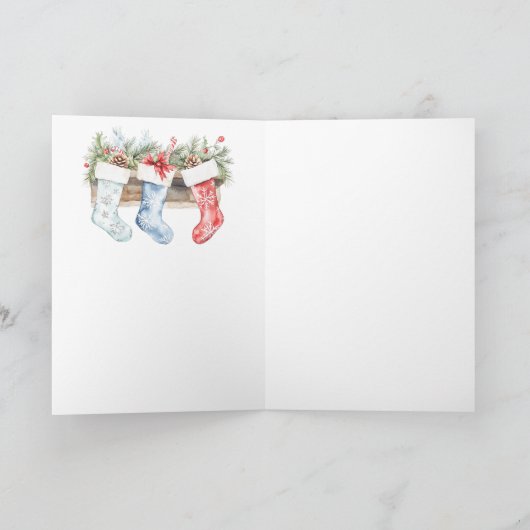 Teddybeer kerstboom Mijn 1e kerst Kaart (Binnen)