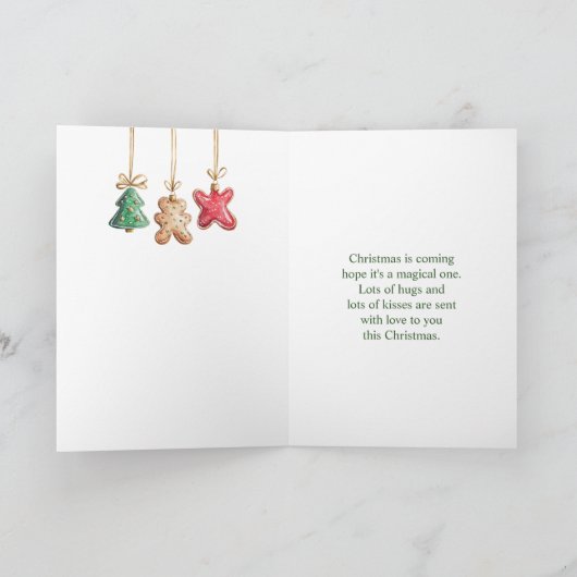 Teddybeer kerstboom Mijn 1e kerst Kaart (Binnen)