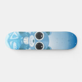 Teddybeer - Koel Blauw Persoonlijk Skateboard (Horizontaal)