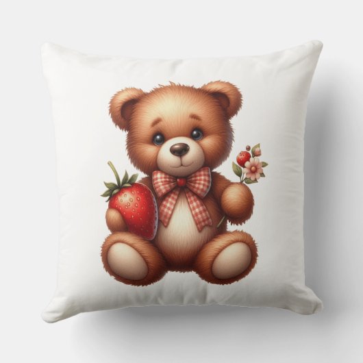 Teddybeer Kussen (Achterkant)