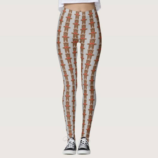 teddybeer leggings (Voorkant)