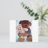 teddybeer liefde briefkaart (Staand voorkant)