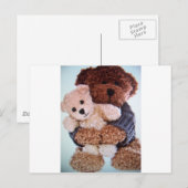 teddybeer liefde briefkaart (Voorkant / Achterkant)