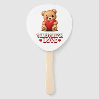 Teddybeer Liefde Handventilator Handwaaier