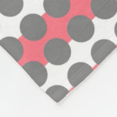 Teddybeer lieveheersbeestje met Snowman Baby showe Fleece Deken (Hoek)