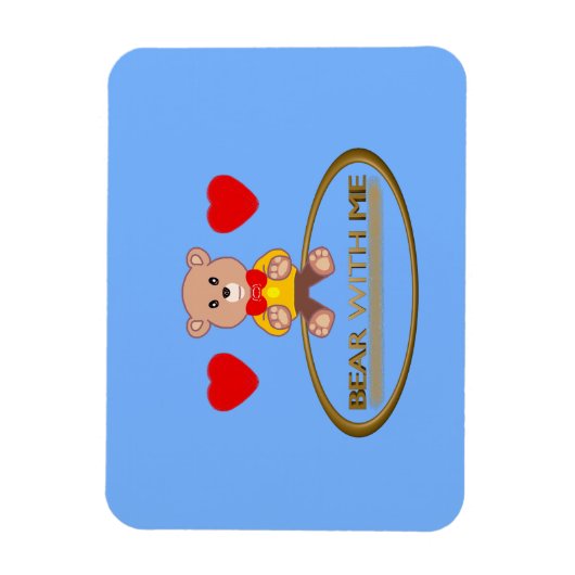 Teddybeer magneet (Verticaal)