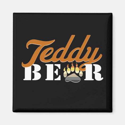 Teddybeer-magneet Magneet (Voorkant)