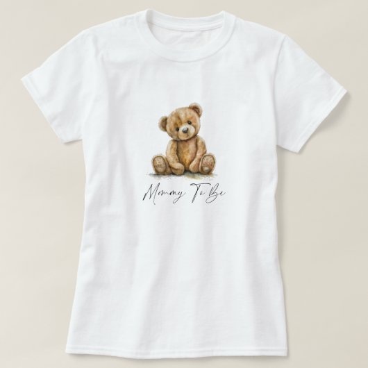 Teddybeer mama om T-shirt te zijn (Design voorkant)