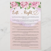 Teddybeer meisje baby shower Links Rechts