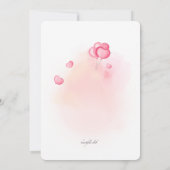 Teddybeer met ballonnen Fotoaankondiging geboorte Kaart (Achterkant)