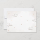 Teddybeer met bruine ballonnen bedankkaart kaart (Achterkant)