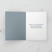 Teddybeer met gebroken been kaart (Binnen)