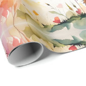 Teddybeer met hartvormige ballonnen cadeaupapier (Rol Hoek)