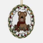 Teddybeer met licht Ornament (Rechts)