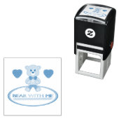 Teddybeer Met Mij Zelfinktende Stempel (In situ)