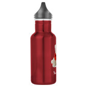 Teddybeer met rode harten Liberty-fles Waterfles (Links)