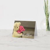 Teddybeer met Roos Bedankt (Voorkant)