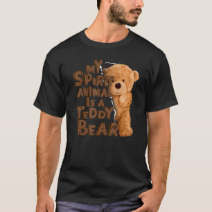 Teddybeer Mijn spirituele dier is een teddybeer T-shirt