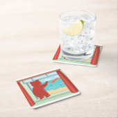 Teddybeer mist je Schattigee kunst Kartonnen Onderzetters (Insitu)