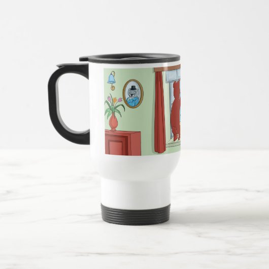 Teddybeer mist je Schattigee kunst Reisbeker (Links)