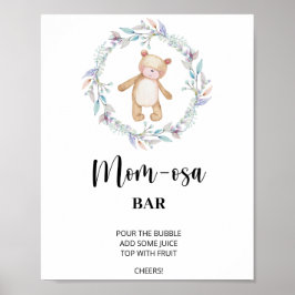 Teddybeer \ Mo-mosa bar Poster