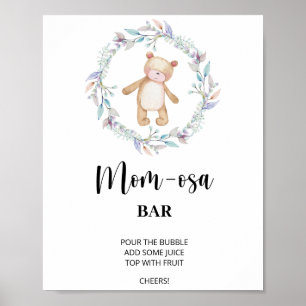 Teddybeer \ Mo-mosa bar Poster
