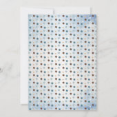 Teddybeer nauwelijks wachten jongen baby shower ad kaart (Achterkant)