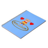 Teddybeer notitieboek (Linkerzijde)