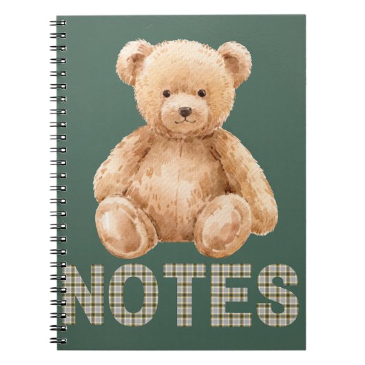 Teddybeer Notitieboek (Voorkant)
