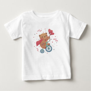 Teddybeer op de fiets: hou van je!