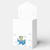 Teddybeer op het Baby shower van het vliegtuig gun Bedankdoosjes (Geopend)