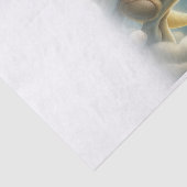 Teddybeer op maan gloed sterren hemelhemel tissuepapier (Detail)