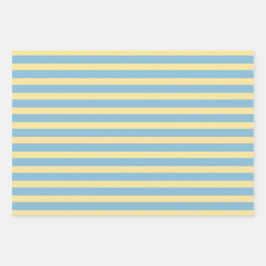 Teddybeer op scooter, gestreept, ballonnen inpakpapier vel (Voorkant 2)