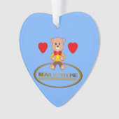 Teddybeer ornament (voorkant)