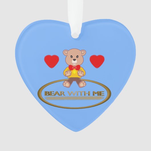 Teddybeer ornament (voorkant)
